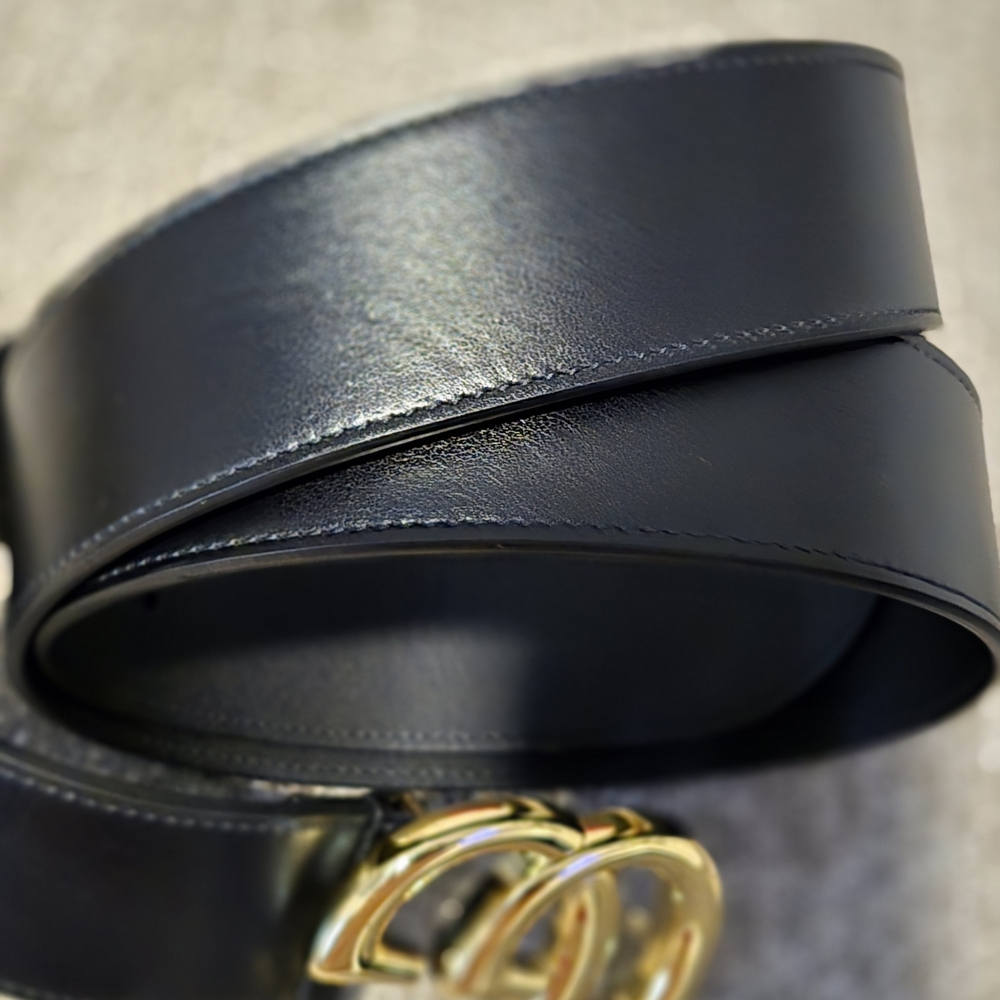 Gucci Black and Gold Belt - Picture 13 of 13